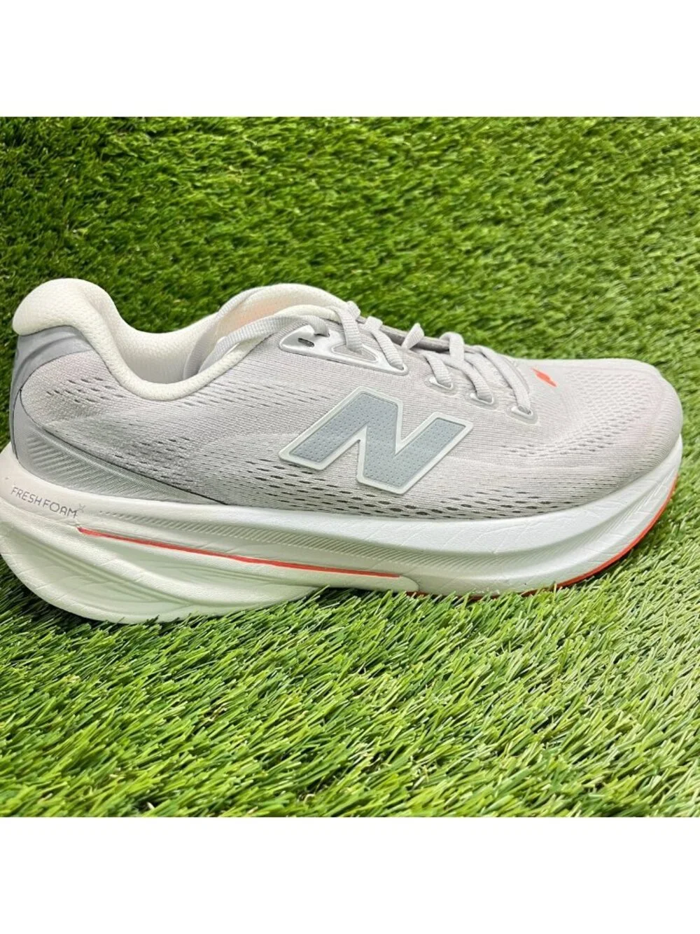 New Balance Fresh Foam X 860 V15 Mens Size 10 Gray Red Running Shoes Sneakers